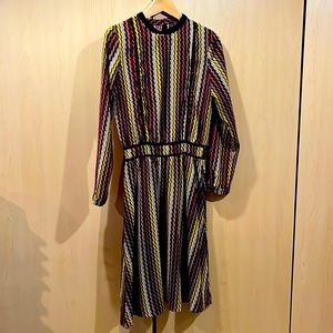 Vintage looking patterned dress